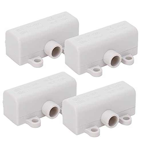 Klemmenblöcke Kabelverbinder, 4 Stück T Kabel Splitter Steckverbinder Hochleistungs-Hauptteiler, 400V 60A 1-in-4-Out Kabel Schnellverbinder T-Förmige Verkabelung Klemmenblock Für Schalterverdrahtung von Nimomo