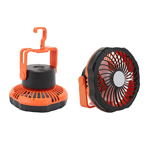 Nimomo LED Camping Ventilator, USB Tischventilator Tragbarer Campingventilator mit Licht, 4 Geschwindigkeiten 4000mah Wiederaufladbarer Ventilator Rotieren Zelt Ventilator Für Camping, Angeln, Büro Nimomo LED Camping Ventilator, USB Tischventilator Tragbarer Campingventilator mit Licht, 4 Geschwindigkeiten 4000mah Wiederaufladbarer Ventilator Rotieren Zelt Ventilator Für Camping, Angeln, Büro von Nimomo