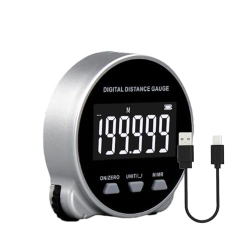 Langstrecken Digitales Lineal, 199.99m Elektronisches Digitales Maßband Entfernungsmesser Rolllineal, Digitales Measuring Tape Körpermaßband Digitales Distanzmessgerät Für Unregelmäßige Oberflächen Langstrecken Digitales Lineal, 199.99m Elektronisches Digitales Maßband Entfernungsmesser Rolllineal, Digitales Measuring Tape Körpermaßband Digitales Distanzmessgerät Für Unregelmäßige Oberflächen von Nimomo