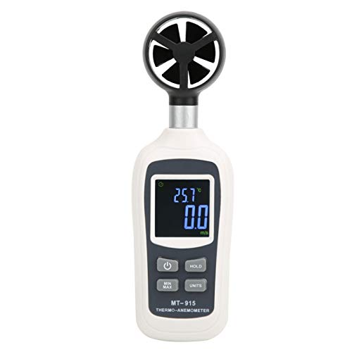 MT-915 Digitales tragbares digitales Anemometer, Windgeschwindigkeitsmesser, Windtemperaturmesser-Thermometer, Windluftvolumenmesser, Luftstrommessgeräte von Nimomo