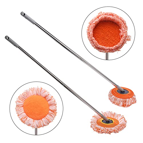 Nimomo 360 Grad Drehbarer Wischmop Dreieck Mop Wischmop 360 Grad Drehbar Und Verstellbar Einstellbarer Reinigungsmopp Drehbarer Verstellbarer Wischmopp Spin Mop von Nimomo