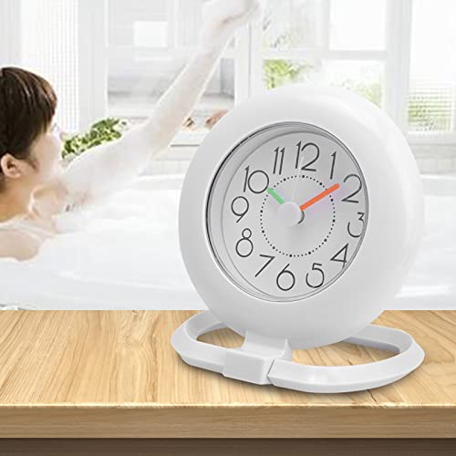 Nimomo Badezimmer Uhr Tägliche wasserdichte Duschuhr Badezimmeruhr Mini Duschuhr Wohnkultur Modische Dual Use Hängende Tischuhr Küche Home Decoration von Nimomo