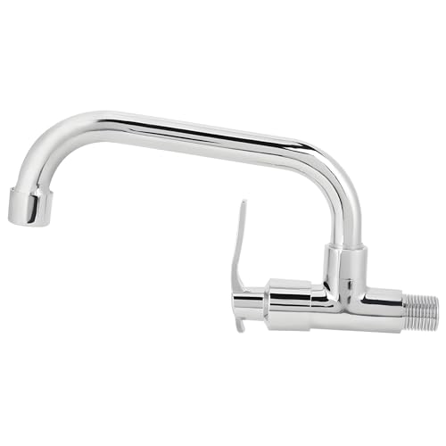Nimomo Einzelne Kaltwasserhahn, G1/2in Wasserhahn Wandmontage Kaltwasser, Wandarmatur Kaltwasserhahn für Badezimmer Küche(20cm) von Nimomo