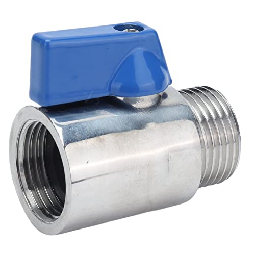 Nimomo Kugelventile, 5/8-Zoll-Kugelhahn Mehrzweck-BSP PN63 Mini-Ventile 304 Edelstahl Mini-Hygiene-Kugelhahn von weiblich zu männlich für Bier-Homebrew-Zapfkopf Nimomo Kugelventile, 5/8-Zoll-Kugelhahn Mehrzweck-BSP PN63 Mini-Ventile 304 Edelstahl Mini-Hygiene-Kugelhahn von weiblich zu männlich für Bier-Homebrew-Zapfkopf von Nimomo