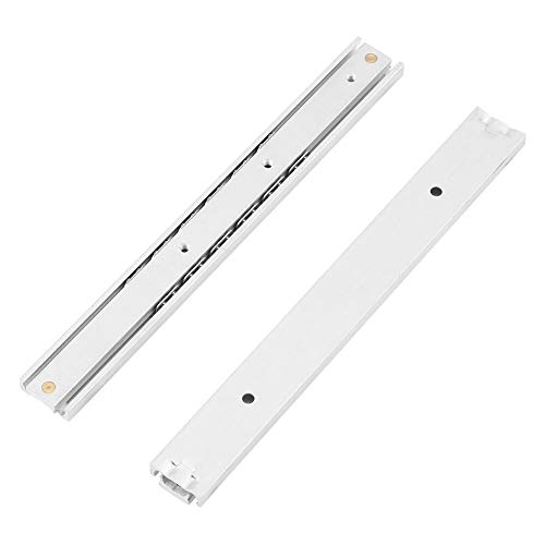 Nimomo Schubladenschiebetafel - 2 Stück/Set Mini-Aluminiumlegierung Langlebige Glatte Gleitschiene für Schubladenschrank (4 Größen optional)(140mm) von Nimomo