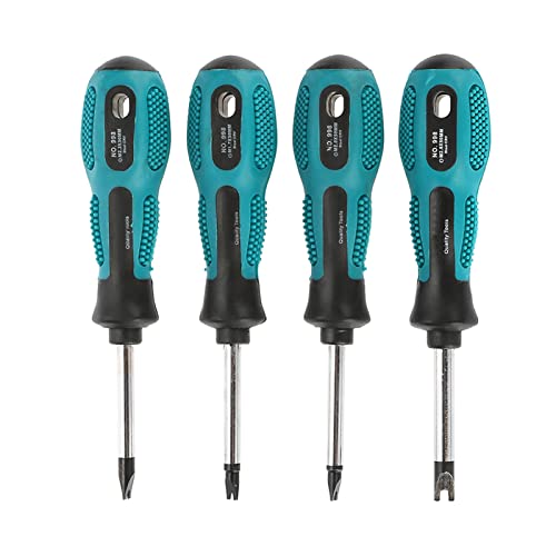 Nimomo U Gabel Typ Magnetschraubendreher, 4 Stück Magnetischer U Form Schraubendreher Sets M1.7/M2.0/M2.3/M2.6, U Gabel Schraubendreher with Magnetic CRV Magnetischer Schraubenzieher Handwerkzeug von Nimomo