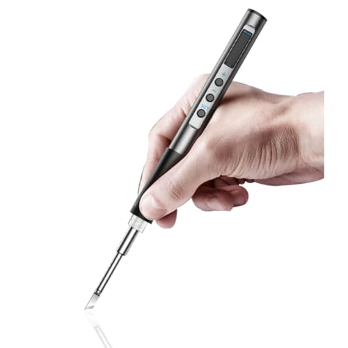 Nimomo USB Lötkolben, 65W Akku Lötkolben Set Elektro Lötkolben Stift Lötpistole Digital Lötkolben Mit LCD Display, Lötset Tragbarer Akku Lötkolben Soldering Iron Mit 180-450℃ Einstellbarer Temperatur von Nimomo