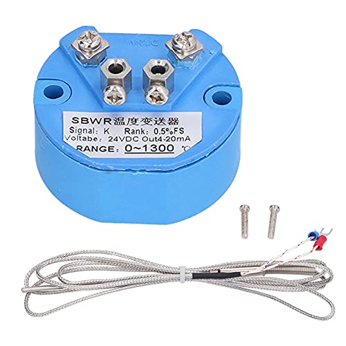 Temperatursensor Sender DC 24V 4-20mA 0-1300℃ K Typ Thermoelement Elektronische Komponenten SBWR mit Schraube von Nimomo