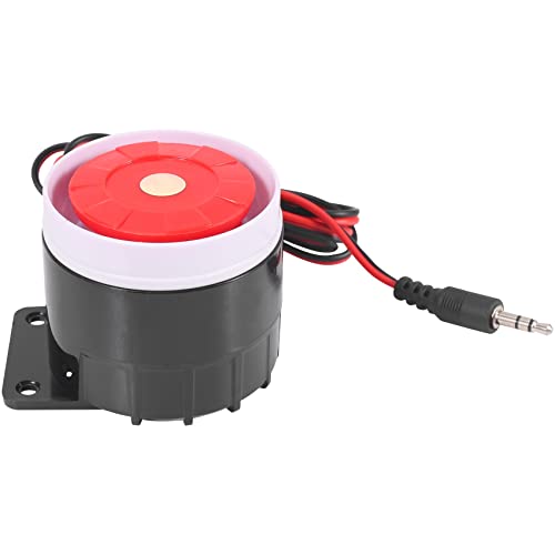 Nimooro Mini Sirene Alarmanlage Kabel für den Sicherheitsalarm zu Hause 120 dB 12 V von Nimooro