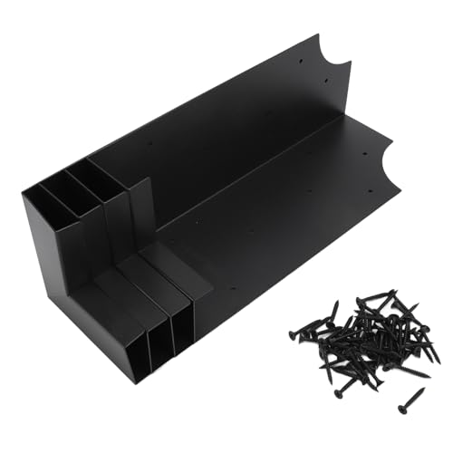 4PCS, 12-Zoll-Kohlenstoffstahl-beständige Garten Bett Eck halterungen mit Schrauben für Gemüse Blumen pflanzer von NinGYiYan