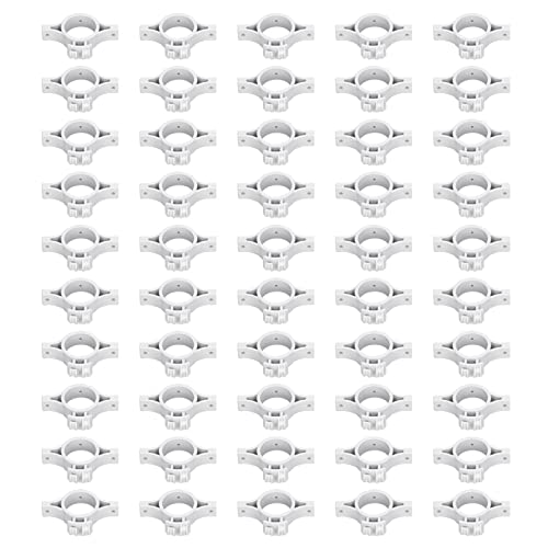 50pcs Brandless Electric Zaun Isolatoren, 3,2 cm Loch, Impulsanschlussstange für Farm (Grau) von NinGYiYan