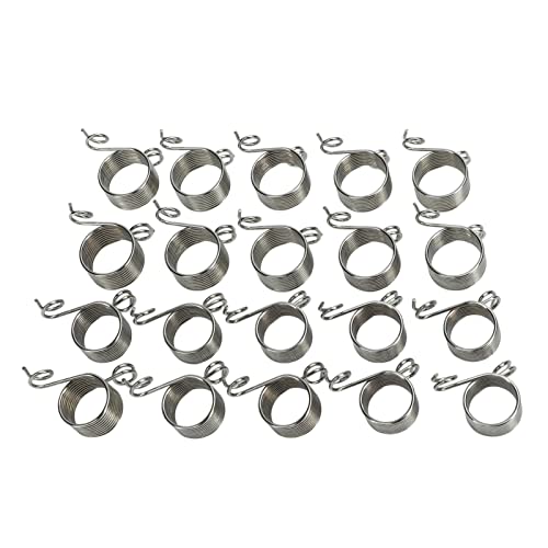 Edelstahl Stricken Dimble - 20pcs Führung Fingerhalter mit 10 Prozent großer Ring, 10pcs kleiner Ring für Häkelstrickhandwerk von NinGYiYan