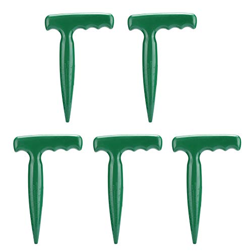 Für 5 -pCs, für handgehaltene Plastikgartenboden -Puncher, grabenloch -Werkzeug, zum Sämling -Transplantieren und Pflanzen von NinGYiYan