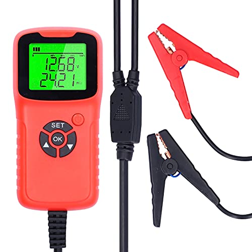 Für A300 Digitaler Batterietester für Autobatterie-Tester, LCD-Diagnosewerkzeuge, automatische Prüfung, für Autobatterie-Tests (rot) von NinGYiYan