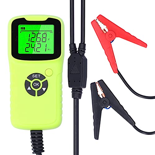Für A300 Digitaler Batterietester für Autobatterie-Tester, LCD-Diagnosewerkzeuge, für Autobatterie-Tests (grün) von NinGYiYan