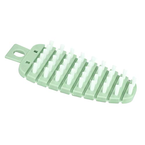 Für Gemüse bürste für Karotten form Kartoffel schrubben Obst reiniger Küchen wäscher (Grün) von NinGYiYan