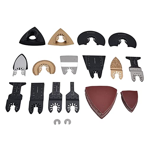 Für Multitool, für oszillierende Sägenklingen -Kit, 81pcs/Set, hoher Kohlenstoffstahl, Schnellfreisetzungen, Schneidwerkzeug Für Multitool, für oszillierende Sägenklingen -Kit, 81pcs/Set, hoher Kohlenstoffstahl, Schnellfreisetzungen, Schneidwerkzeug von NinGYiYan