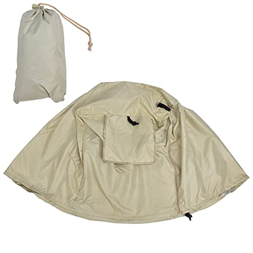 Für Oxford -Stoff, Hundekisteabdeckung, wasserdichte staubdicht, für Drahtkäfige, 94x63.5x61 cm (Beige) von NinGYiYan