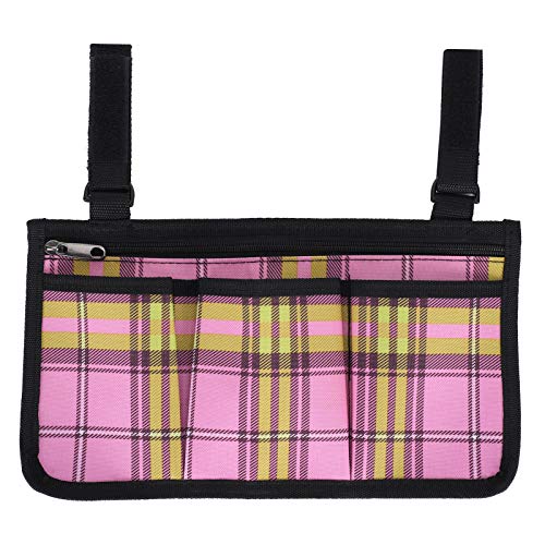 Für Rosenrot, für Rollstuhl -Seitenbeutel - Werkzeugtasche - Mehrere Taschenlagerbeutel - Armlehnenzubehör von NinGYiYan