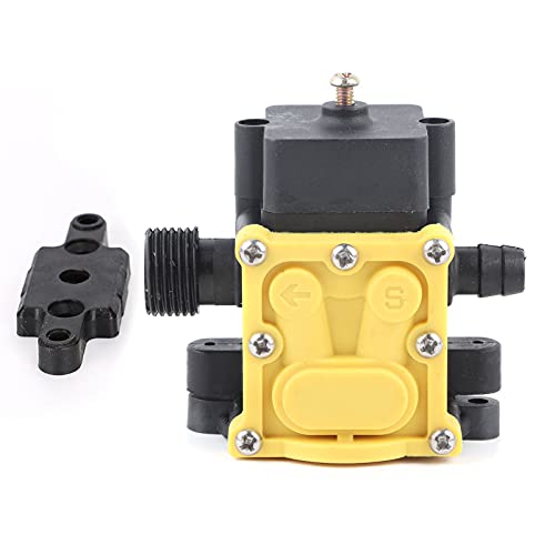 Für Zubehör, für 12V Membran druckpumpe, Elektrische Sprüh wasserpumpe, Garten nutzung (C Reflow Langlebig ohne Stop Single Fadenmodell) von NinGYiYan