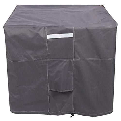 Für die Klimaanlage für grau, 34 x 34 x 30 Zoll, wasserdichte Außeneinheit Abdeckung zur Verwendung von außen Für die Klimaanlage für grau, 34 x 34 x 30 Zoll, wasserdichte Außeneinheit Abdeckung zur Verwendung von außen von NinGYiYan