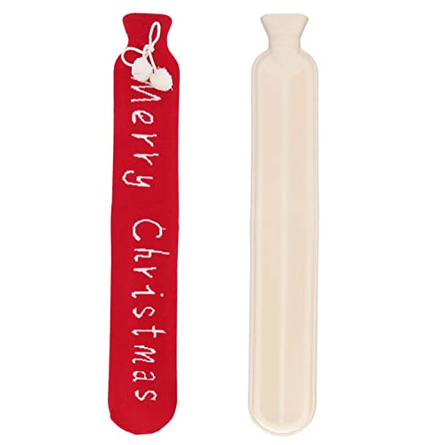Heißwasserbag, 72 cm 2000 ml, schnelle Wärmeübertragung für Taille (Rote Weihnachten) von NinGYiYan