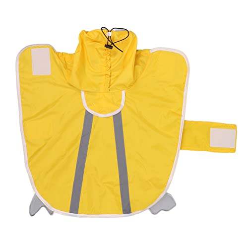 Hoodie Hund Regenmantel reflektierend wasserdichte verstellbare leichte Haustier Regenjacke Gelb gelb (Nr. 28) von NinGYiYan