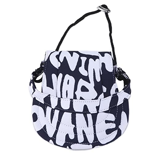 Hunde Baseballkappe Verstellbares Sonnenvisor Outdoor Sport Sonnenschutzhut mit Ohrlöchern für Lange Ohrhunde (L) von NinGYiYan