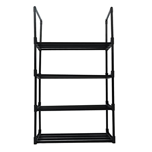 Multifunktionales Mehrschichtschuh Rack - große Kapazität für Schrank, Flur, Schlafzimmer, Eingangs (1 Spalte 4 Schichten) von NinGYiYan