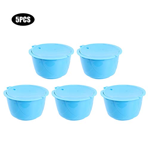 NinGYiYan 5pcs Haushalt wiederverwendbare nachfüllbare Kaffeekapsel Tasse für -Serie Kaffeemaschine geeignet von NinGYiYan