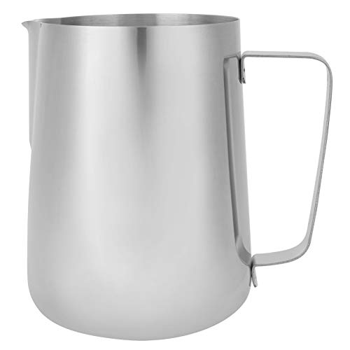 NinGYiYan Edelstahl Milch Krug Frothing Pitcher Kaffee Latte Cup ohne Skala für zu Hause Kaffee verwenden (2000ml ohne Skala) von NinGYiYan