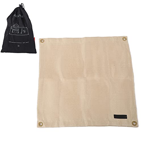 NinGYiYan Für Feuerstellenmatte, feuerfestes Pad mit hohem Temperaturwiderstand, für Picknick -Grill im Freien (M) von NinGYiYan