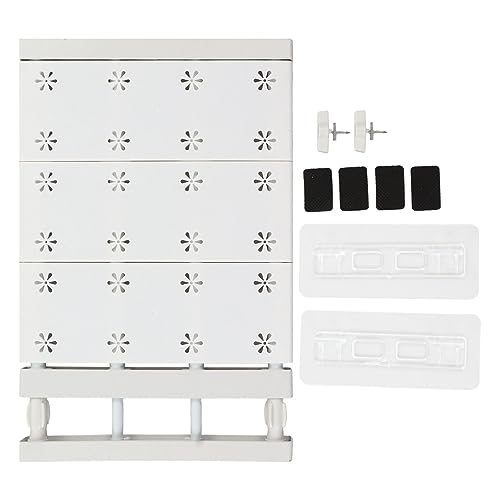 NinGYiYan Für Kleiderschrank, für die Aufbewahrungspartitionsausschaltung, für die erweiterbare Stange, die räumliche Ersparnis, Schicht, für den Kabinett (Länge 38–60 cm/15.0-23,6in) von NinGYiYan