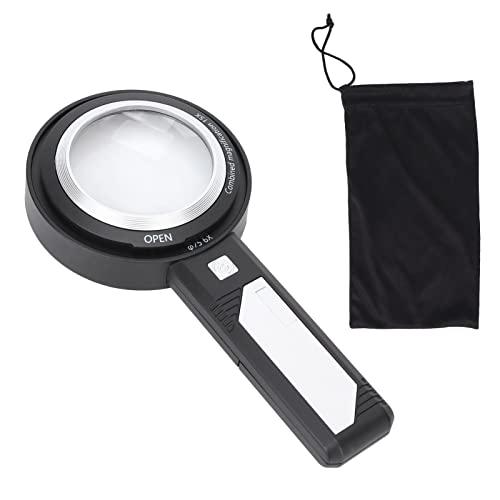 NinGYiYan Für Senioren für die Vergrößerung von Glas, 6x/15x, 6 LED -Leuchten, Handheld, zur Lesungsprüfung NinGYiYan Für Senioren für die Vergrößerung von Glas, 6x/15x, 6 LED -Leuchten, Handheld, zur Lesungsprüfung von NinGYiYan