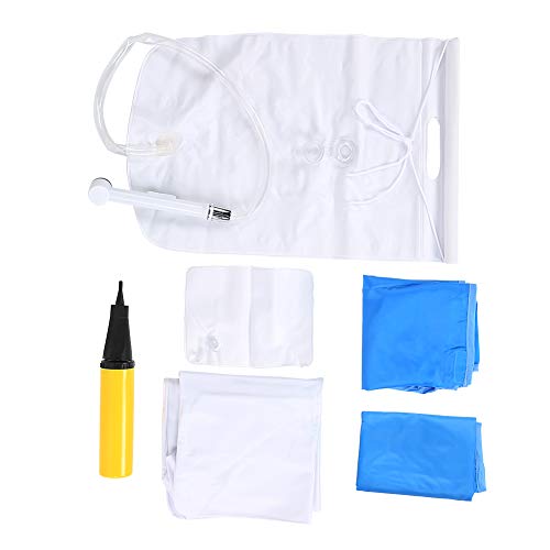 NinGYiYan Für ältere Menschen für bettlägerige Patientenversorgung aufblasbare Haare Waschbecken Shampoo Tablett (Kleines Waschbecken) von NinGYiYan