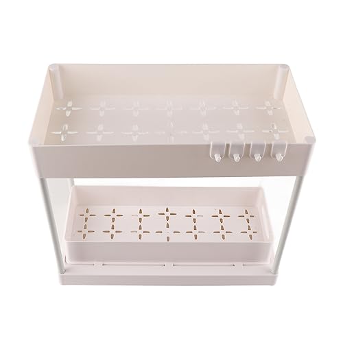 NinGYiYan Hüften ausrutschen Sie Aufbewahrungskorb - Unter dem Spülenschrank Organizer für Schubladen, Arbeitsplatte, Pantry (Weiß) von NinGYiYan
