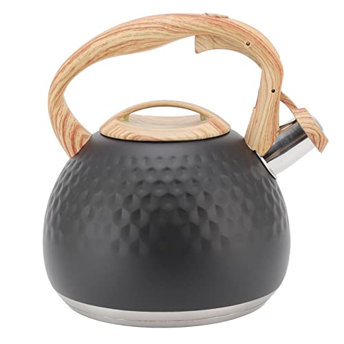 NinGYiYan TEE KETTLE 304 EDELSTAHL-STOVETOP-GRIFF FÜR HOME KÜCHE FARM HOMHOUSE GROSSE KAPAZITÄT (Schwarz) von NinGYiYan