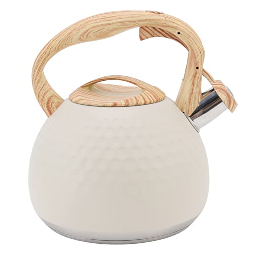 NinGYiYan TEE KETTLE 304 EDELSTAHL-STOVETOP-GRIFF FÜR HOME KÜCHE FARM HOMHOUSE GROSSE KAPAZITÄT (Weiß) von NinGYiYan