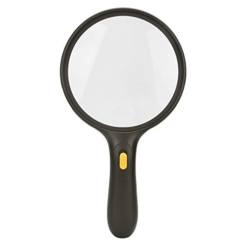 NinGYiYan für 1,8x 5x, zur Vergrößerung von Glas, batteriebetriebener 3LED, Handheld, zum Lesen NinGYiYan für 1,8x 5x, zur Vergrößerung von Glas, batteriebetriebener 3LED, Handheld, zum Lesen von NinGYiYan