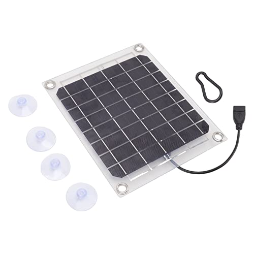 Solarpanel 10W USB -Ausgang Transparentes Design doppelseitiger Stromerzeugung Solarpanel für Outdoor -Reise von NinGYiYan