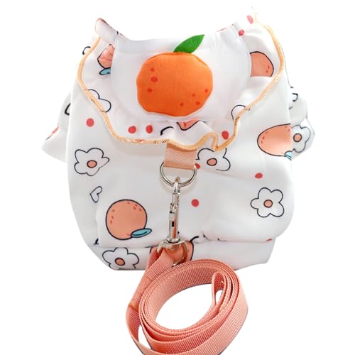 Süße Welpe Kleidung Bichon Frise Pudel Pomeranian Gurtess Seil kleine Haustierkleidung (L) von NinGYiYan