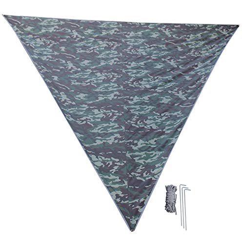 Super großes Sonnenschutzcamping -Markise Windschutzdreieck Baldachin Außenmatte für Verschiedene Außenbereiche (3 * 3 * 3m) von NinGYiYan