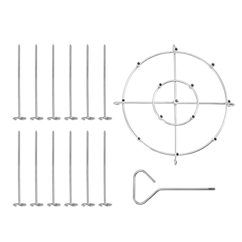 Vertikaler Edelstahl -Spießstand Grillhalter Frittierzubehör für 6 Liter Frittyer von NinGYiYan