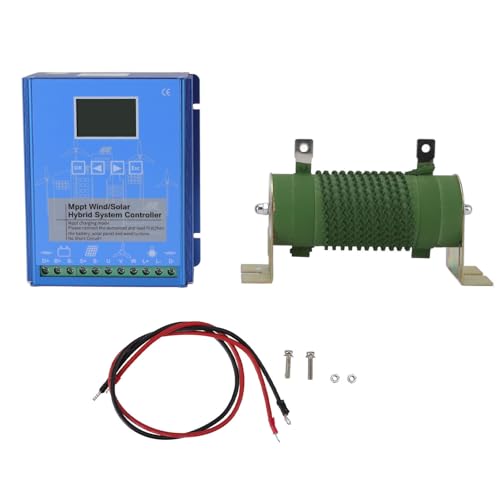 Wind Solar Hybrid Controller Boost LCD-Bildschirm MPPT-Lademodus für Rastersysteme Blau ABS GPI-48220 24V 48V (GPI-48280) von NinGYiYan