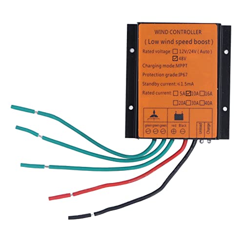 Windladungscontroller 600W MPPT -Stieg aufgeladen IP67 Protection Windmill Generator Controller 48 V Wind (10a) von NinGYiYan