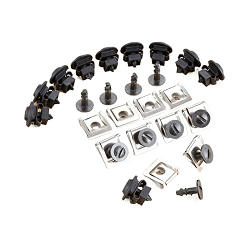 NinWelly jfqm 40 Stücke Auto Motorabdeckung Undertray Clip Schrauben Verschluss Fit for Audi A4 A6 A8 Fit for VW Passat B5 8D0805121 8D0805960 4A0805121A 4A0805163 von NinWelly