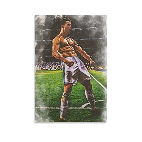 Christiano Ronaldo, Muskelfotos, Posterdruck, Kunst, Wandgemälde, Leinwand, Poster, moderne Schlafzimmerdekoration, 40 x 60 cm von Ninainai