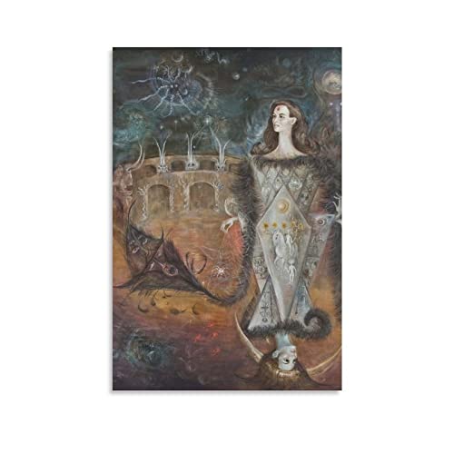 Painter Works Leonora Carrington Poster, Wandkunst, Poster, Schriftrolle auf Leinwand, Malerei, Bild, Wohnzimmer, Dekoration, Zuhause, 50 x 75 cm von Ninainai