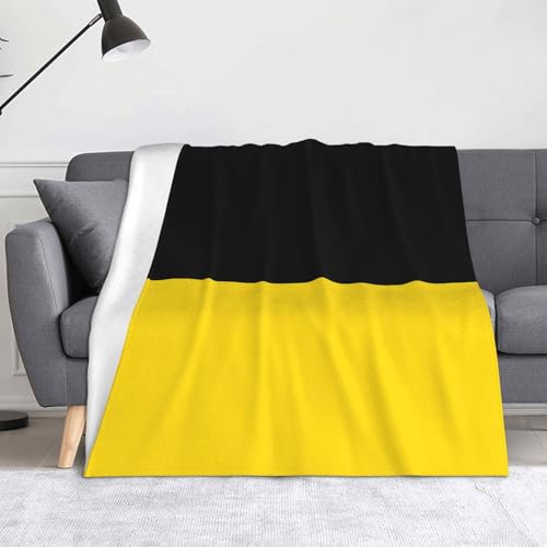 Ninainaid Baden-Württemberg-Flaggen-Druckdecke, weich und leicht, plüschig und flauschig, luxuriös und bequem, Herbstdecke, Heimdekorationsgeschenk. von Ninainaid