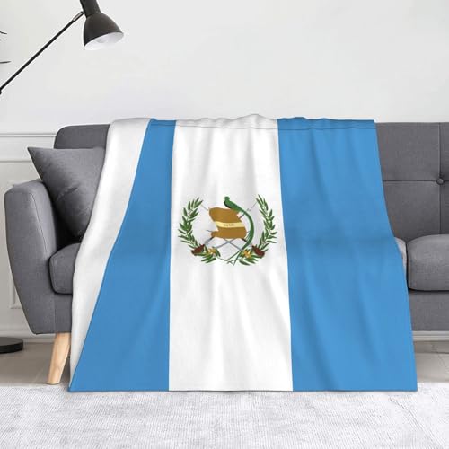 Ninainaid Bedruckte Decke mit Guatemala-Flagge, weich und leicht, plüschig und flauschig, luxuriös und bequem, Herbstdecke, Heimdekorationsgeschenk. von Ninainaid